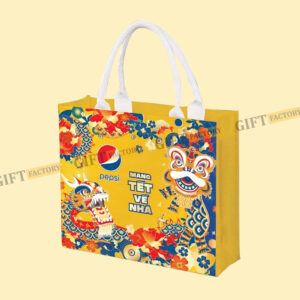 TÚI CANVAS HỘP IN HOẠ TIẾT TẾT