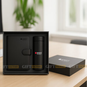 BỘ QUÀ TẶNG: SỔ + BÌNH GIỮ NHIỆT (QUÀ TẶNG DOANH NGHIỆP)