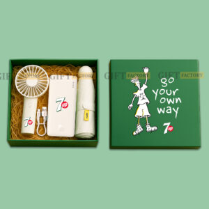 BỘ QUÀ TẶNG: PIN SẠC + QUẠT CẦM TAY + DÙ GẤP GỌN