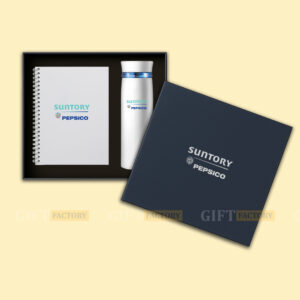 BỘ QUÀ TẶNG: SỔ LÒ XO + BÌNH GIỮ NHIỆT (QUÀ TẶNG DOANH NGHIỆP)