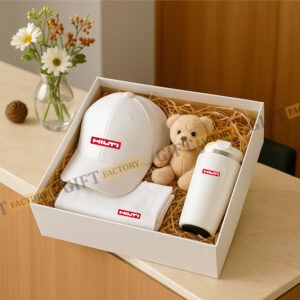BỘ QUÀ TẶNG: ÁO+NÓN+LY GIỮ NHIỆT+GẤU BÔNG (QUÀ TẶNG DOANH NGHIỆP)