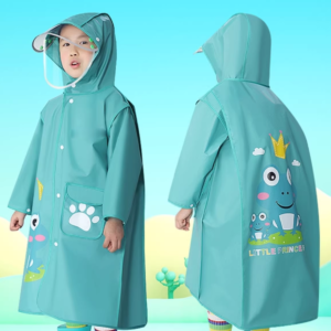 ÁO MƯA TRẺ EM CÓ NÓN VÀNH RỘNG