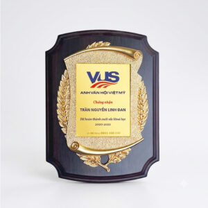 BẢNG VINH DANH GỖ PHỐI ĐỒNG